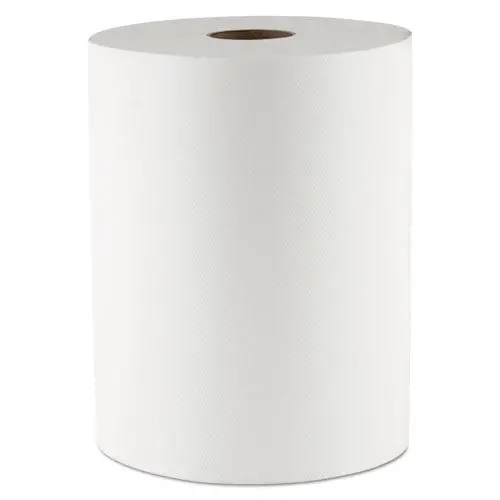10 Inch Tad Roll Towels, 1-Ply, 10" X 550 Ft, White, 6 Rolls-Carton 1