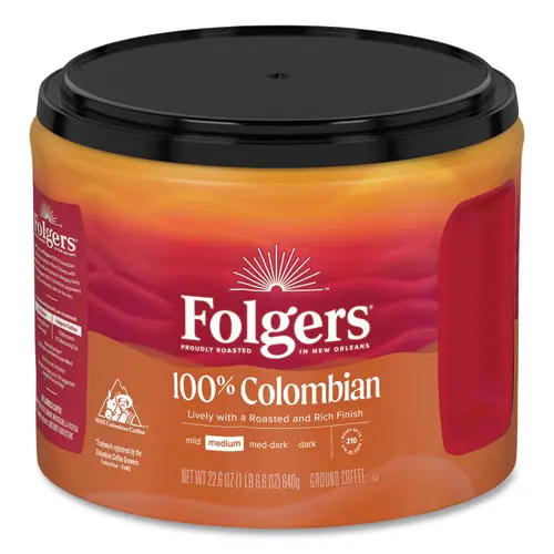 100% Columbian Coffee, 22.6 Oz Canister 1