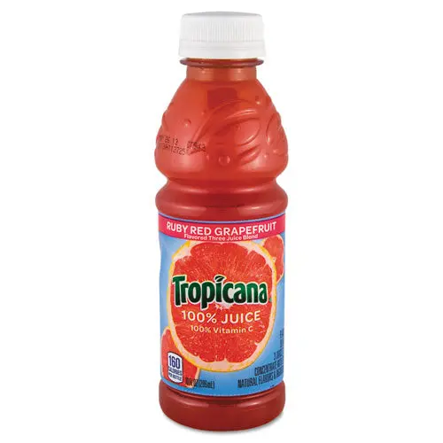 100% Juice, Ruby Red Grapefruit, 10Oz Bottle, 24-Carton 1