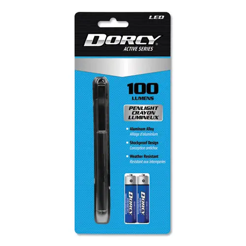 100 Lumen Led Penlight, 2 Aaa Batteries (Included), Silver 1