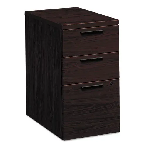 10500 Series Box-Box-File Mobile Pedestal, 15.75W X 22.75D X 28H, Mahogany 1