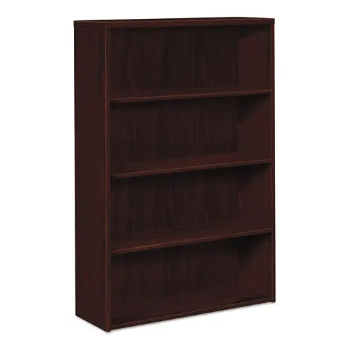 10500 Series Laminate Bookcase, Four-Shelf, 36W X 13-1-8D X 57-1-8H, Mahogany 1