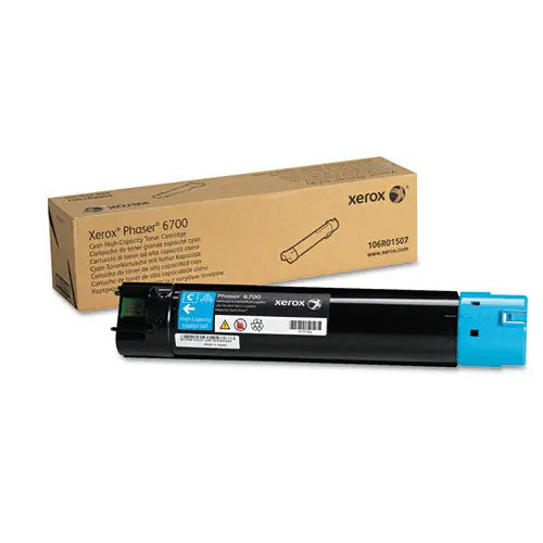 106R01507 High-Yield Toner, 12000 Page-Yield, Cyan 1