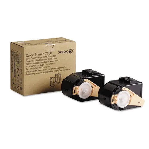 106R02602 Toner, 9000 Page-Yield, Cyan, 2-Pack 1