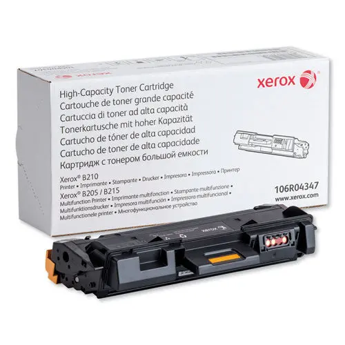 106R04347 High-Yield Toner, 3,000 Page-Yield, Black 1