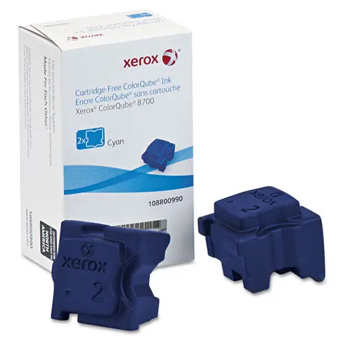 108R00990 Solid Ink Stick, 4200 Page-Yield, Cyan, 2-Box 1