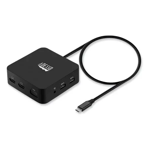 11-In-1 Usb-C Multi-Port Taa Compliant Docking Station, Black 1