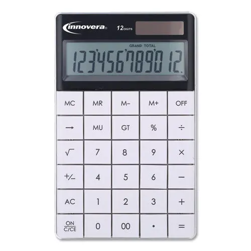 15973 Large Button Calculator, 12-Digit, Lcd 1