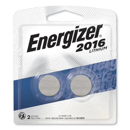 2016 Lithium Coin Battery, 3V, 2-Pack 1
