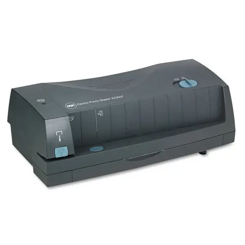 24-Sheet 3230St Electric 2-To-3-Hole Adjustable Punch-Stapler, 9-32" Holes, Gray 1