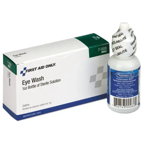 24 Unit Ansi Class A+ Refill, Eyewash, 1 Oz 1