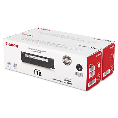 2662B004 (118) Toner, Black, 2-Pack 1