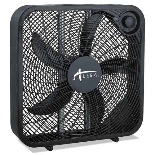 3-Speed Box Fan, Black 1