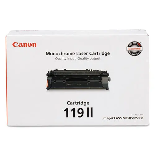 3480B001 (Crg-119 Ii) High-Yield Toner, 6400 Page-Yield, Black 1