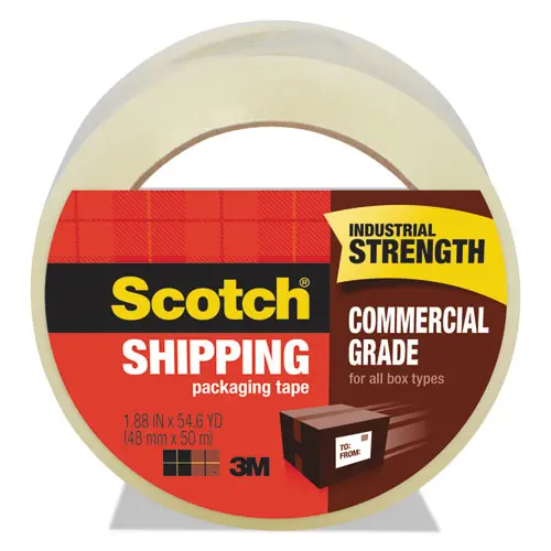 3750 Commercial Grade Packaging Tape, 3" Core, 1.88" X 54.6 Yds, Clear 1