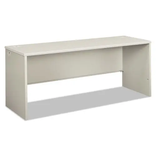 38000 Series Desk Shell, Laminate, 72W X 24D X 30H, Silver Mesh-Light Gray 1