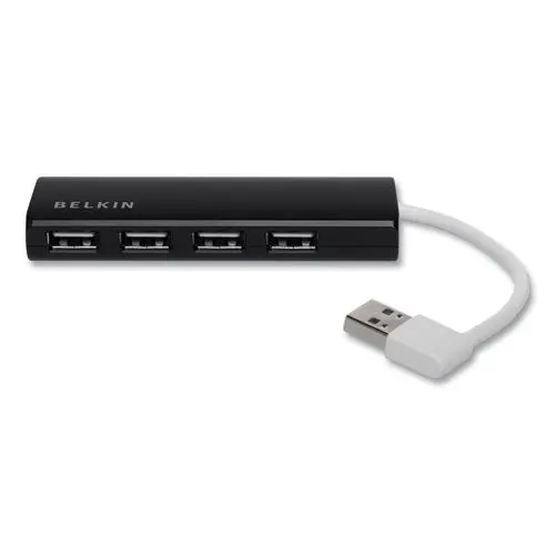 4-Port Ultra-Slim Travel Hub, 4 Port, Nightshade-White 1