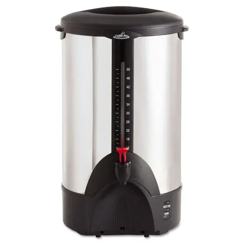 50-Cup Percolating Urn, Stainless Steel 1