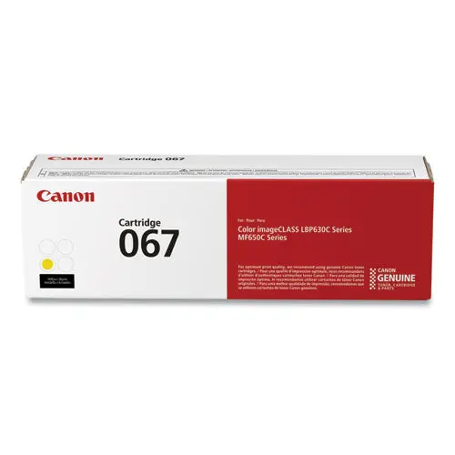 5099C001 (067) Toner, 1,250 Page-Yield, Yellow 1