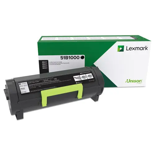 51B1000 Unison Toner, 2500 Page-Yield, Black 1