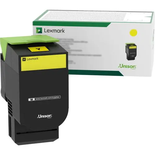 70C00yg Return Program Toner, 1,000 Page-Yield, Yellow 1