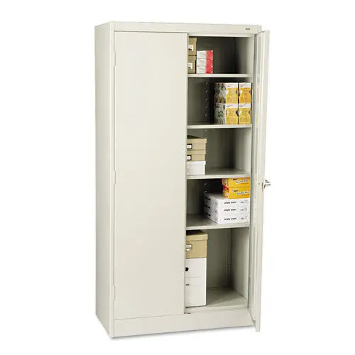 72" High Standard Cabinet (Unassembled), 36 X 18 X 72, Light Gray 1