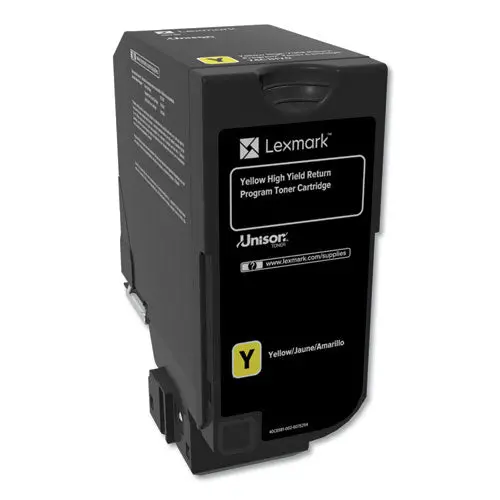 74C1hy0 (Cs725) Return Program High-Yield Toner, Yellow 1