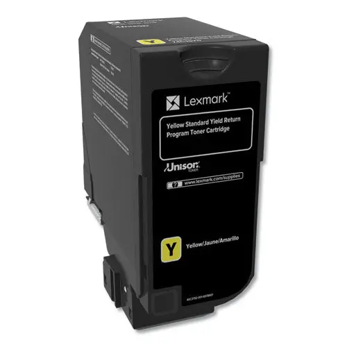 74C1sy0 (Cs720-Cs725-Cx725) Return Program Toner, Yellow 1