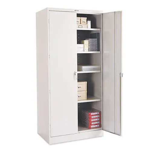 78" High Deluxe Cabinet, 36W X 24D X 78H, Light Gray 1