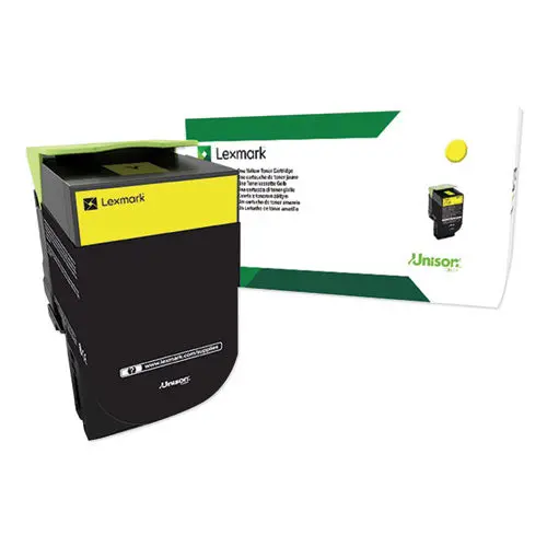 80C0xyg Return Program Extra High-Yield Toner, 4000 Yield, Yellow, Taa Compliant 1