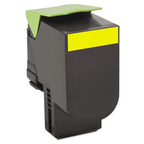 80C10y0 Return Program Toner, 1000 Page-Yield, Yellow 1