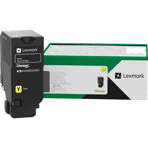 81C1xy0 Return Program Toner Cartridge, 16,200 Page-Yield, Yellow 1