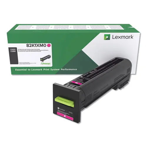 82K1xm0 (Cx825) Return Program Extra High-Yield Toner, Magenta 1