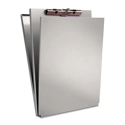 A-Holder Aluminum Form Holder, 1-2" Clip Capacity, Holds 8.5 X 12 Sheets, Silver 1