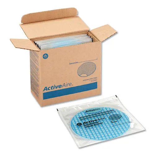 Activeaire Deodorizer Urinal Screen, Coastal Breeze, Blue, 12-Ctn 1