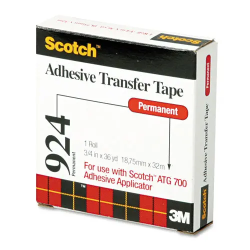 Adhesive Transfer Tape Roll, 3-4" Wide X 36Yds 1