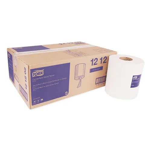 Advanced Centerfeed Hand Towel, 2-Ply, 8.25 X 11.8, White, 610-Roll, 6-Carton 1