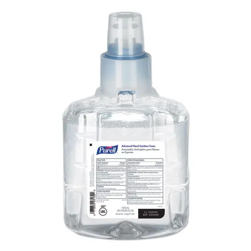 Advanced Foam Hand Sanitizer, Ltx-12, 1200 Ml Refill, Clear 1