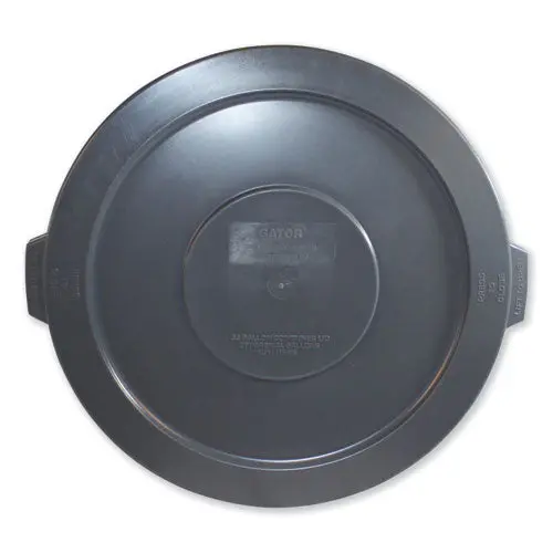Advanced Gator Lids, For 32 Gal Gator Containers, Flat-Top, 22" Diameter, Gray 1