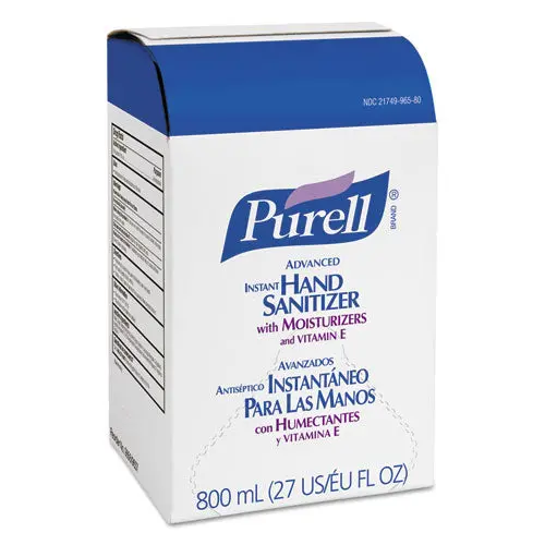 Advanced Gel Hand Sanitizer, Bag-In-Box, 800 Ml, 12-Carton 1