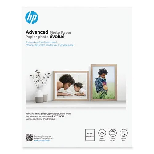 Advanced Photo Paper, 10.5 Mil, 8 X 10, Glossy White, 25/Pack 1