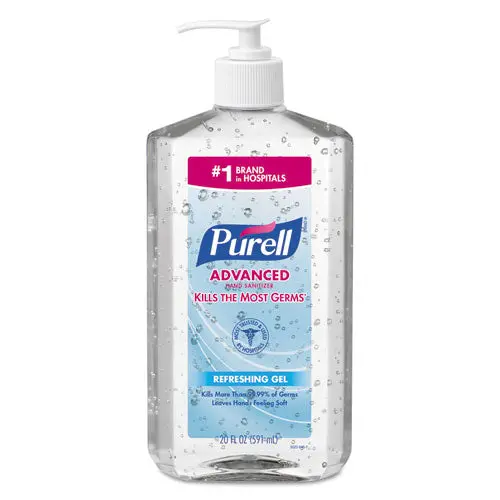 Advanced Refreshing Gel Hand Sanitizer, Clean Scent, 20 Oz Pump Bottle 1