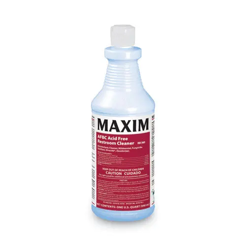 Afbc Acid-Free Restroom Cleaner, Fresh Scent, 192 Oz Bottle 1