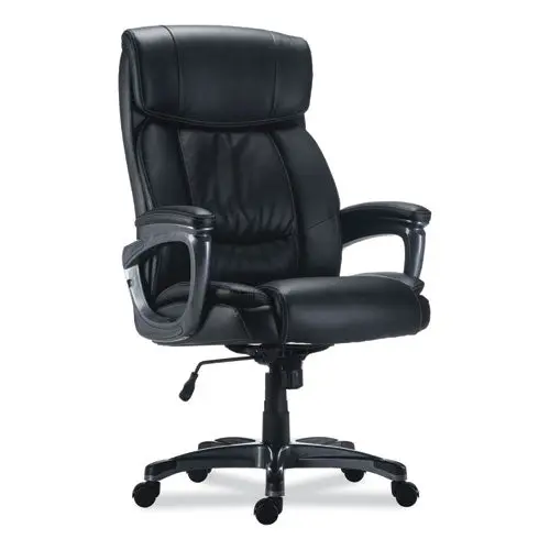 Alera Egino Big And Tall Chair, Supports Up To 400 Lb, Black Seat-Back, Black Base 1