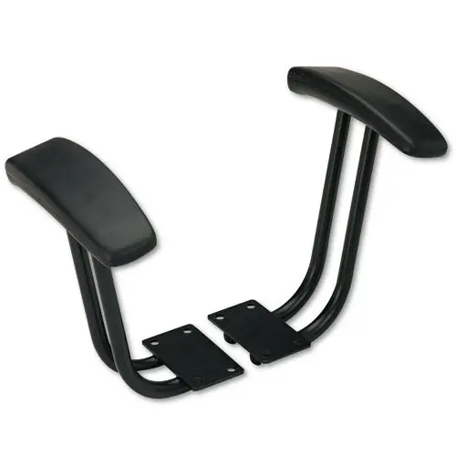 Alera Fixed T-Arms For Interval And Essentia Series Chairs And Stools, Black 1