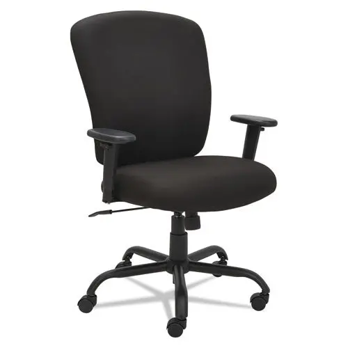 Alera Mota Series Big And Tall Chair, Supports Up To 450 Lbs, Black Seat-Black Back, Black Base 1