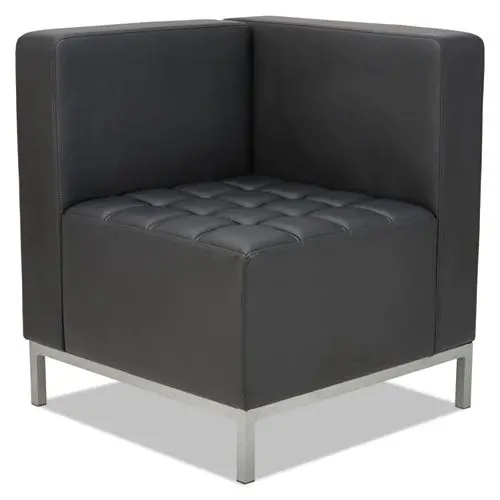 Alera Qub Series Corner Sectional, 26.38W X 26.38D X 30.5H, Black 1