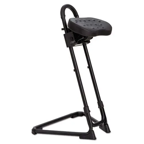Alera Ss Series Sit-Stand Adjustable Stool, Black-Black, Black Base 1