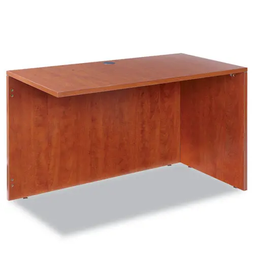 Alera Valencia Series Reversible Return-Bridge Shell, 47 1-4W X 23 5-8D X 29 1-2H, Cherry 1
