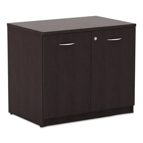 Alera Valencia Series Storage Cabinet, 34 1-8W X 22 7-8D X 29 1-2H, Espresso 1